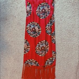 Vintage Accessories - Silk Red Scarf Vintage Accessories - Silk Red Scarf